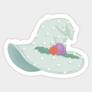 Mermaid Witch Hat Sticker